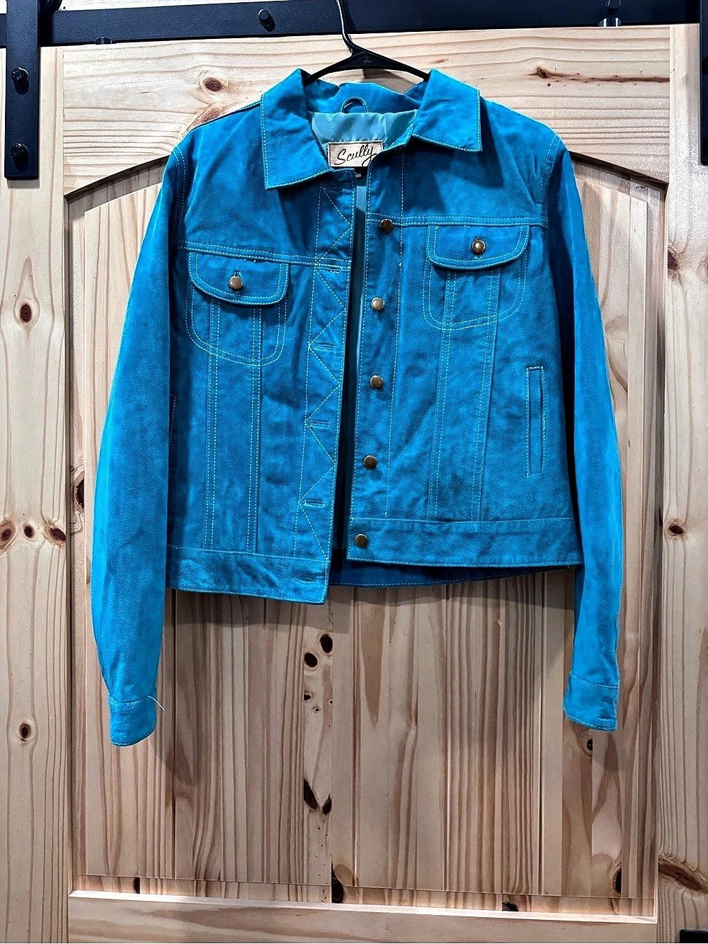 Scully Women's Leather Jacket Blue